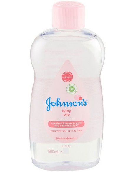 Johnson's Baby Olio 500ml - Classico - Idrata Fino A 10 Volte In Piu'